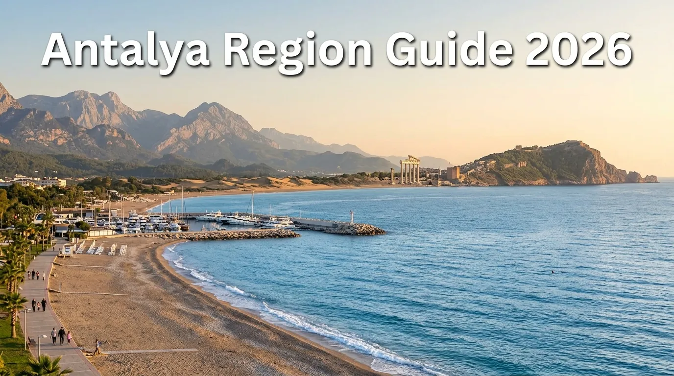 Antalya Region Guide 2026 - Lara, Belek, Konyaalti, Side, Alanya