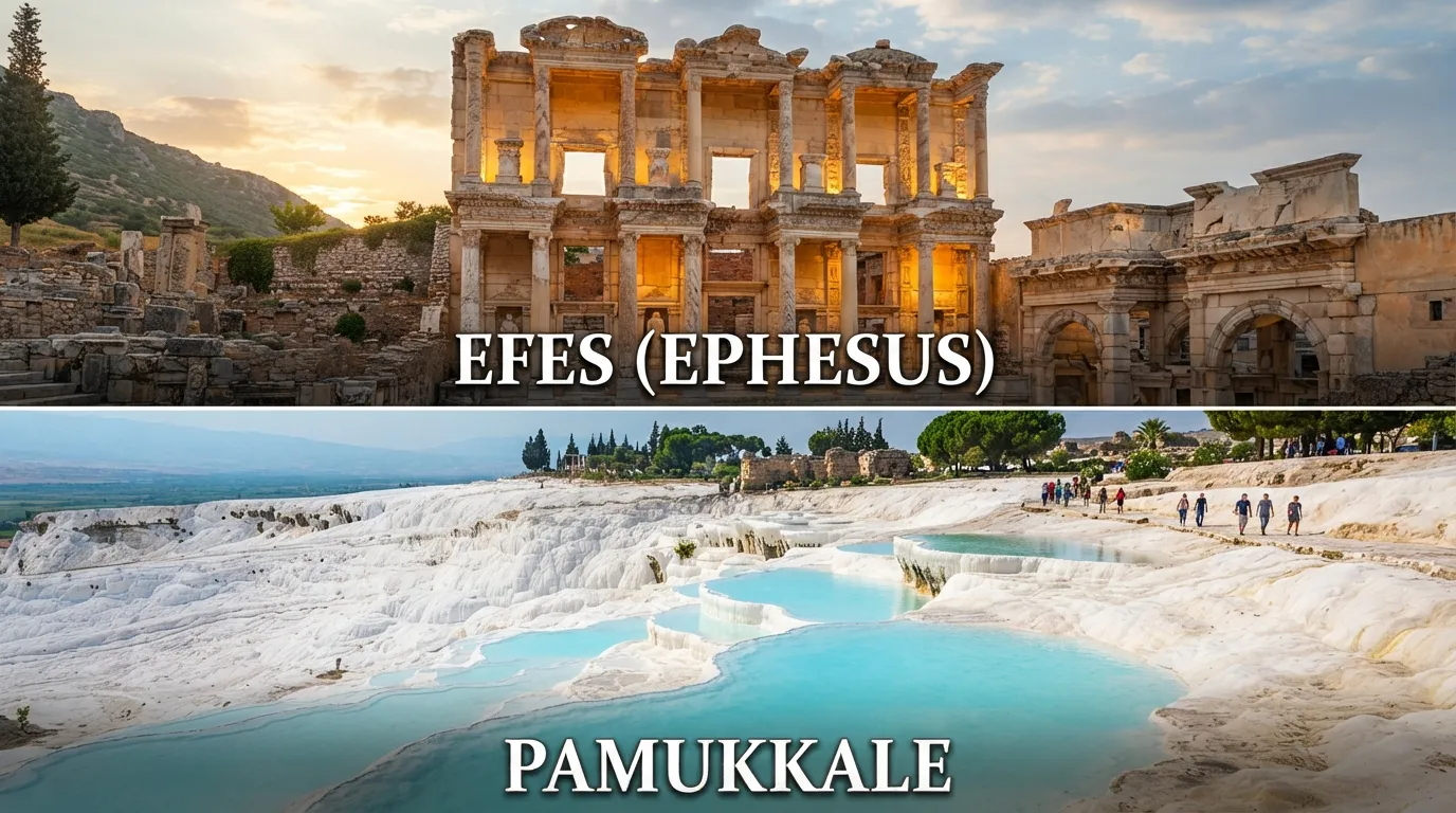Istanbul Ephesus and Pamukkale Tour 2026 - 2 Day Plan