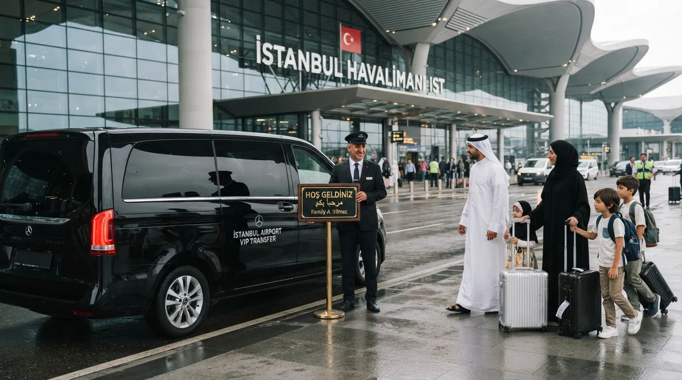 Istanbul Airport Transfer Guide 2026 - Private Car with Driver for Gulf Families