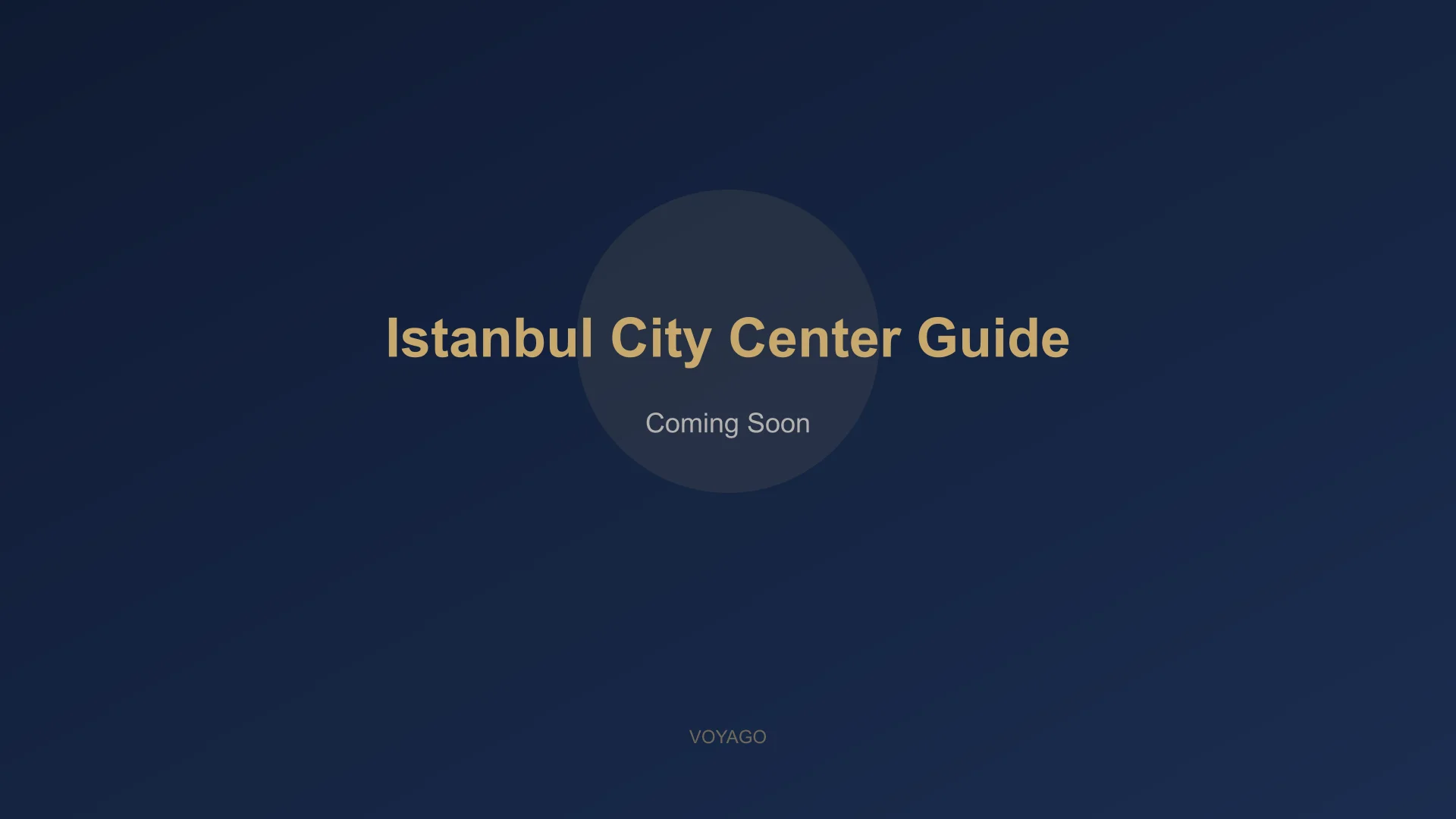 Istanbul City Center Guide 2026: Best Districts and Where to Stay