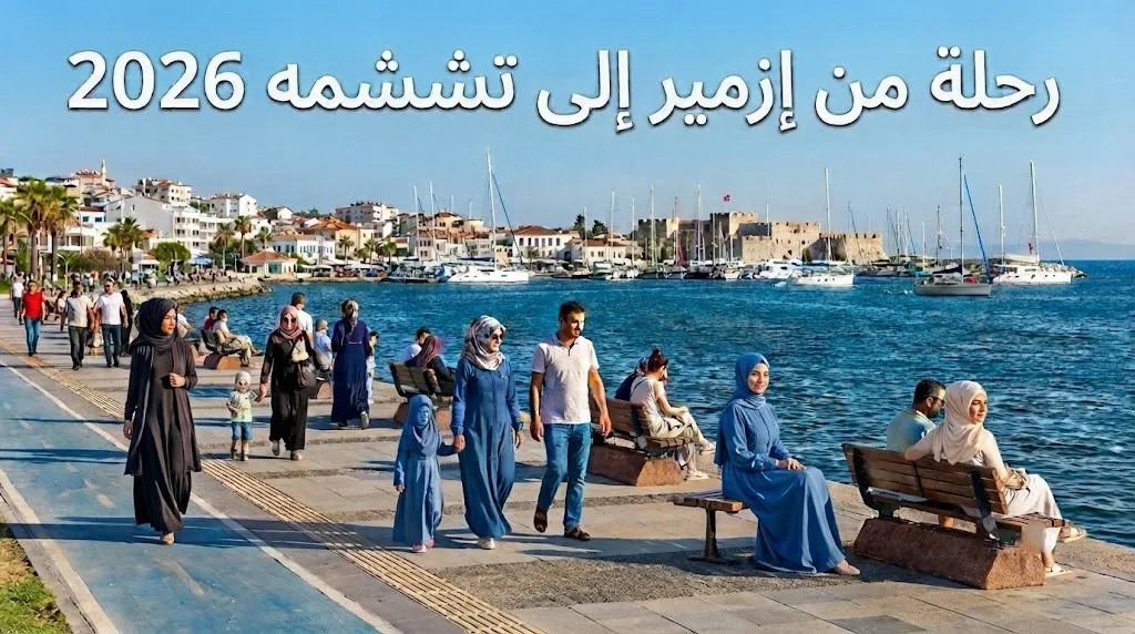 رحلة من إزمير إلى تششمه 2026 - خطة إيجه ليومين