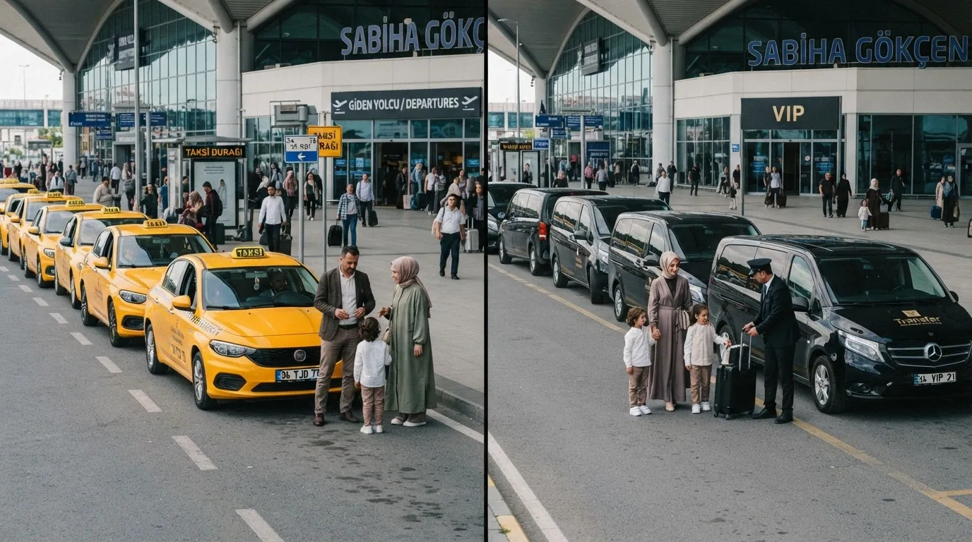 مطار صبيحة غوكچن saw airport: تاكسي أم نقل خاص أم حافلة؟
