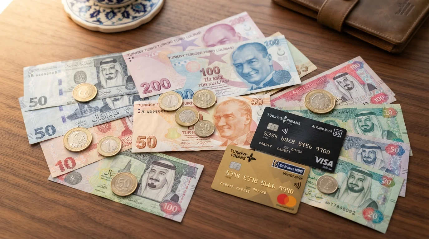 دليل العملة التركية 2026: الليرة والبطاقات والصرافة لزوار الخليج