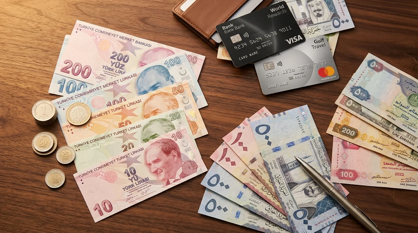 Turkish Currency Guide 2026: Lira, Cards and Exchange for Gulf Visitors