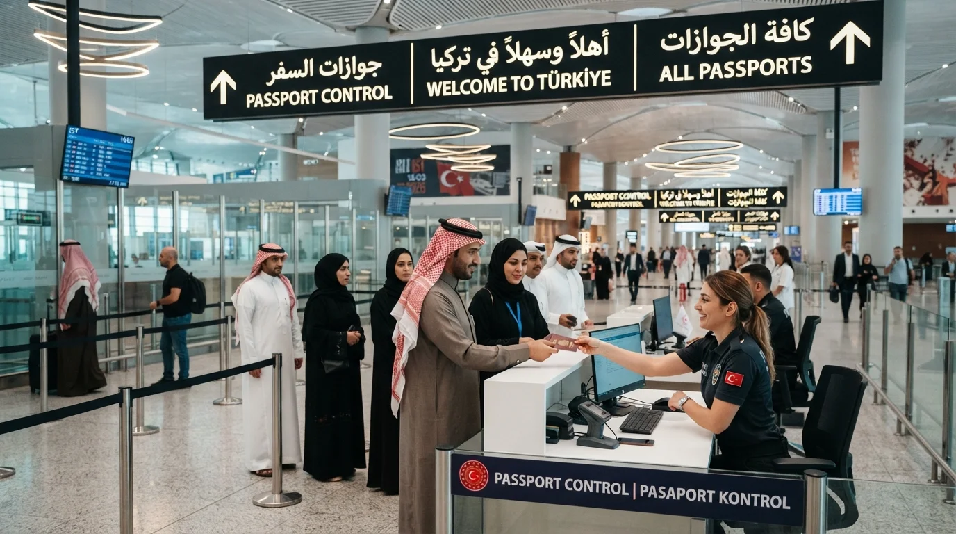 فيزا تركيا للسعوديين 2026 - بدون تأشيرة