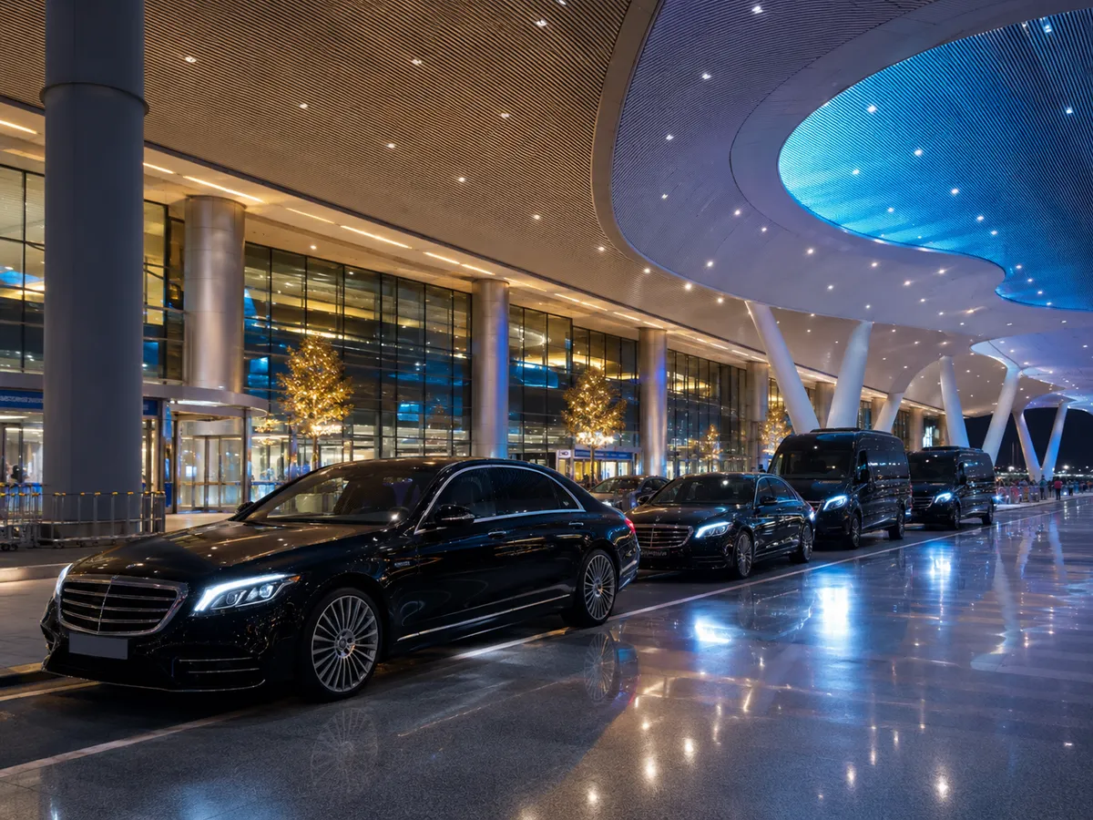 Premium black sedan vehicle